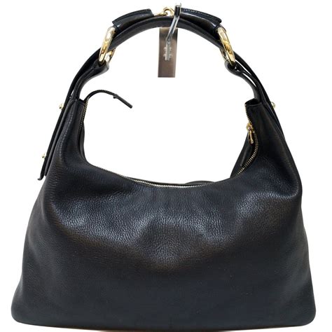 gucci horseshoe bag black|gucci horsebit hobo discontinued.